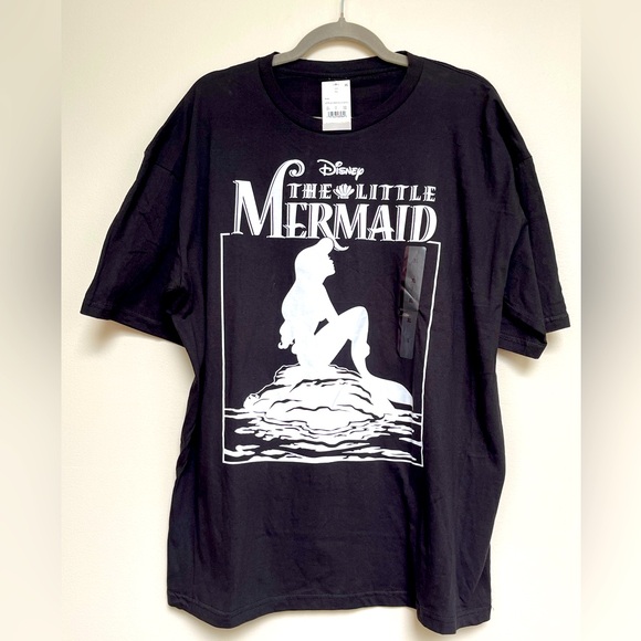 Disney Tops - DISNEY Little Mermaid T-Shirt, Size XL, 24” PTP, 29” S/H, 100% Cotton